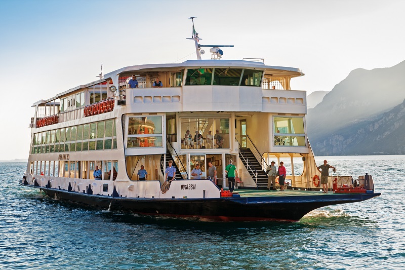 Ferry boat in Italy