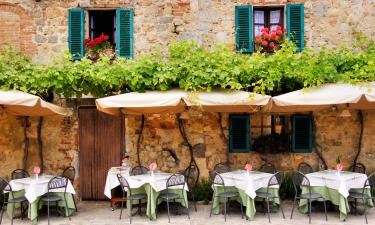 Tuscany. Restaurant. Eating in Florence, Tuscany.