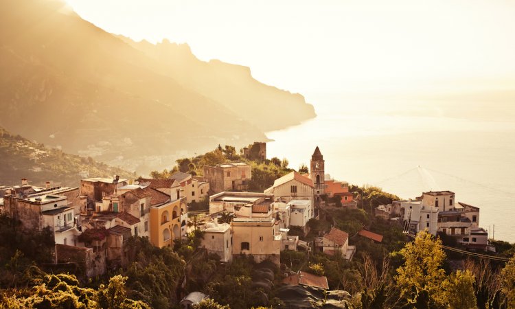 exploring the Amalfi Coast. Ravello, Amalfi Italy.